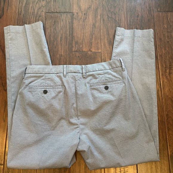 Bonobos Weekday Warrior Slim Fit Pants - Monday Blue Patterned Size 33x30 - Picture 2 of 7